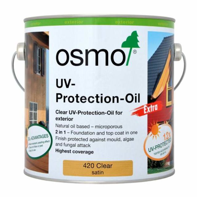 OSMO Exterior UV Protection Oil Clear Satin 420